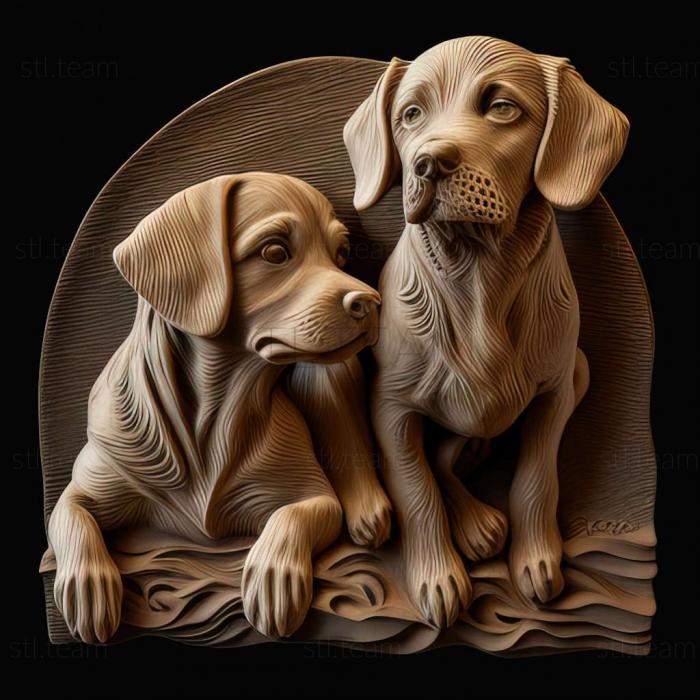 3D model dogs (STL)